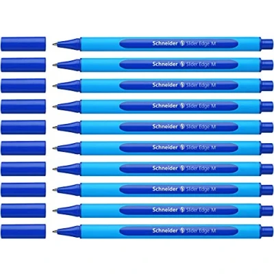 Imagen de Schneider 152103 Bolígrafo de bola (10 unidades, capuchón, tinta azul), color azul