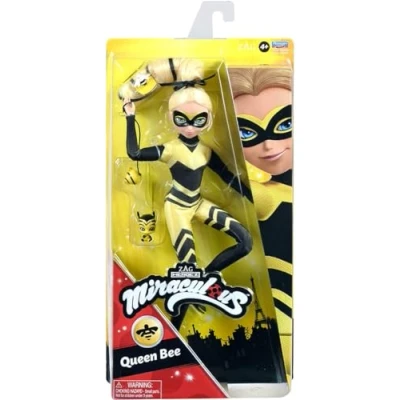 Imagen de BANDAI Miraculous Ladybug y Cat Noir Muñeca Reina Aguijon Multicolor articulada 26 cm P50003