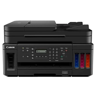 Imagen de Canon PIXMA G7050 Impresora Multifuncional WiFi de inyección Tinta con Fax y ADF, Negra + 3 Botella Extra