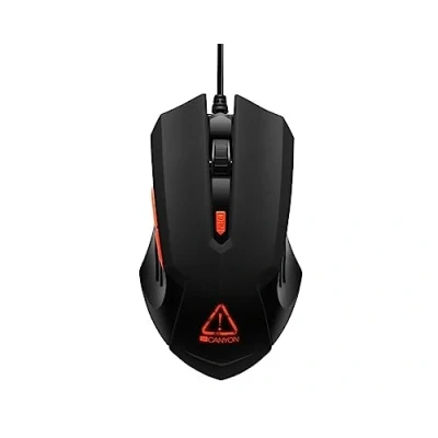 Imagen de Raton Optico Gaming Canyon Sensor Pixart Dpi Hasta 3200 Luces Rgb Cnd sgm01rgb Negro
