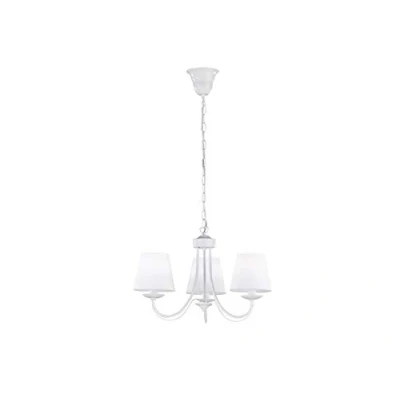 Imagen de Trio Lighting Cortez Lámpara Colgante E14, 28 W, Blanco, 47 x 150 cm