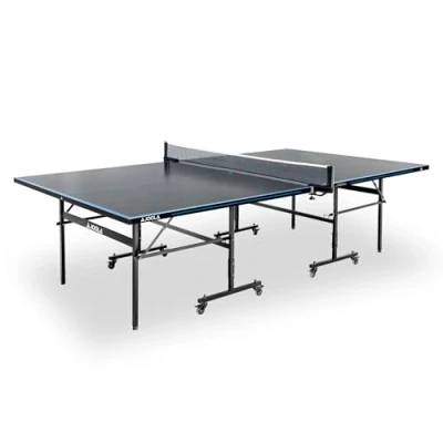 Imagen de JOOLA Mesa de Ping Pong Exterior J100A Profesional 4 mm Aluminio Resistente a la Intemperie, Plegable, Antracita/Azul, 274 x 152,5 76 cm