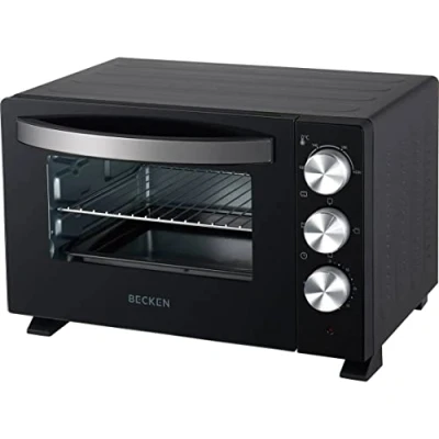 Imagen de Horno Eléctrico de Sobremesa Temporizador hasta 60 Minutos Capacidad: 20 L Color: Negro Becken