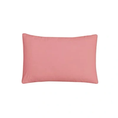 Imagen de Sleepdown Juego de 2 Fundas Almohada 100% algodón Puro, Suave y acogedora, Color Rosa Oscuro, 48 x 74 cm, 5056557500871, Funda (48 cm)