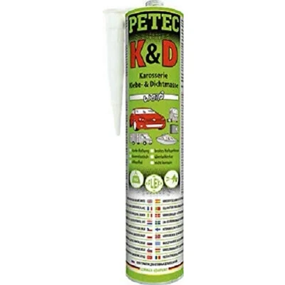 Imagen de Petec 94530 adhesivas y masilla carrocería adhesivo, 310 ml, color blanco
