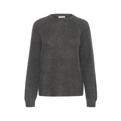 Imagen de Soaked in Luxury Tuesday Raglan LS Jersey de punto, Mujer, Talla: Small, Dark gull gray