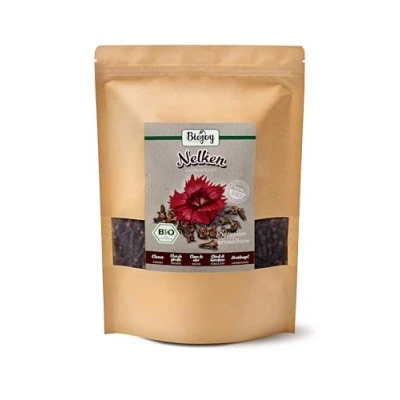 Imagen de Biojoy Clavos de olor Ecológicos (500 g), secados y enteros, apto para té cocinando (Syzygium aromaticum)