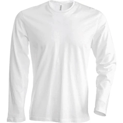 Imagen de Kariban Herren T Shirt Langarm Von notrash2003 (4XL, Weiß)