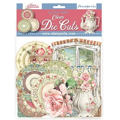 Imagen de Stamperia International Troqueles transparentes Casa Granada, multicolor, 15 x 30 cm (DFLDCP22)