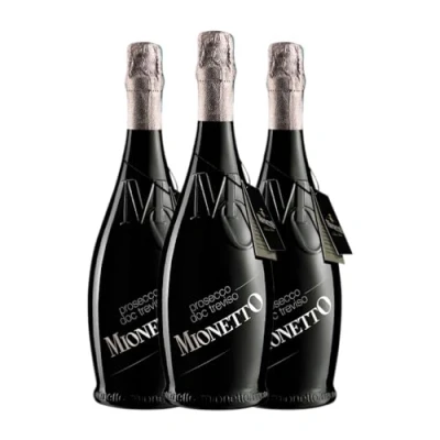Imagen de Mionetto Mo Glera Extra Seco Prosecco 75 cl Espumoso blanco (Caja de 3 Botellas cl)