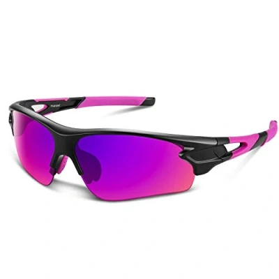 Imagen de BEACOOL Gafas de Sol Polarizadas Deportivas Unisex Protección UV con Monturas Ligeras para Esquiando Ciclismo Carrera Surf Golf Conduciendo