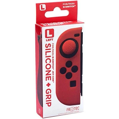 Imagen de Funda + grips FR TEC FT1013, Para Nintendo Switch, Con grip izquierdo, Rojo