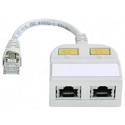Imagen de Adaptador Telegärtner T adaptor S Cat.5e, 2x10/100bt