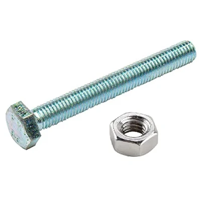 Imagen de Merriway BH02281 Grado 4,6 Perno De Cabeza Hexagonal Sólo M6 X 70 Mm, Galvanizado Brillante (Paquete 4)