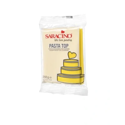 Imagen de Saracino Top Cobertura Amarilla Fondant 250g Made in Italy