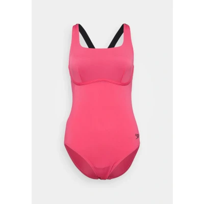Imagen de Speedo Womens FLEX BAND Swimsuit WITH Built IN SWIM BRA Bañador, Mujer, Talla: 42, Raspberry fill