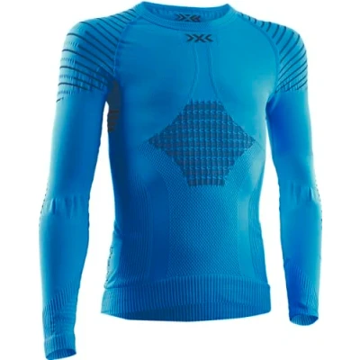 Imagen de X Bionic Invent 4.0 Shirt Lg Sl Jr, Camiseta, Unisex niños, Dolomite Grey Melange/Neon Flamingo, 10/11