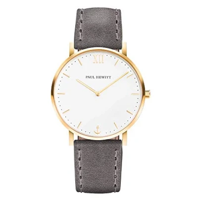 Imagen de Paul Hewitt Reloj analogico para Unisex de Cuarzo con Correa en Piel PH SA G Sm W 13S