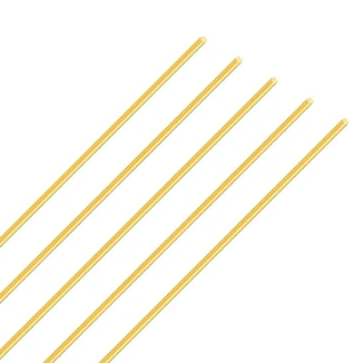Imagen de iMeistek varilla de latón 2 mm diámetro, 250 longitud, metal macizo, redonda, para modelos RC DIY Crafts (5 unidades)