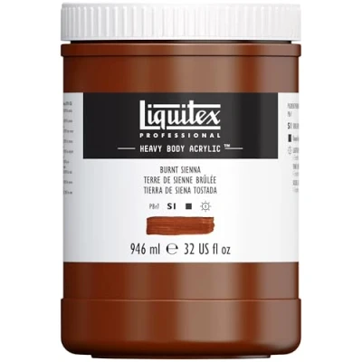 Imagen de LIQUITEX Color acrílico Heavy Body, tierra de siena tostada, 946 ML