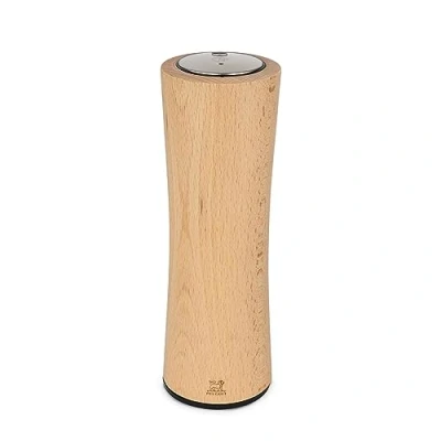 Imagen de Peugeot Sacacorchos eléctrico recargable de madera, 21 cm, color natural