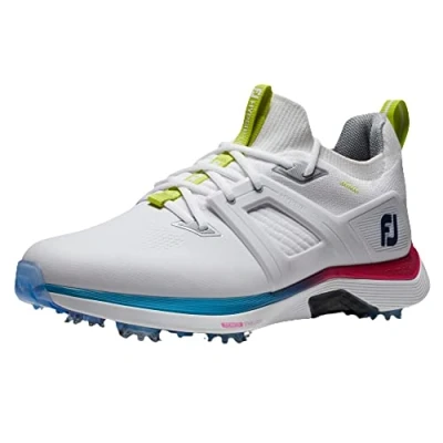 Imagen de FootJoy Carbono Hyperflex, Zapato de Golf Hombre, Blanco Azul Morado, 40.5 EU