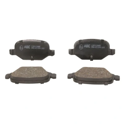 Imagen de ABE C2F012ABE Juego de pastillas freno Eje trasero no preparado para indicador desgaste FIAT: 500 Hatchback, Doblo I Cargo, Punto II Hatchback