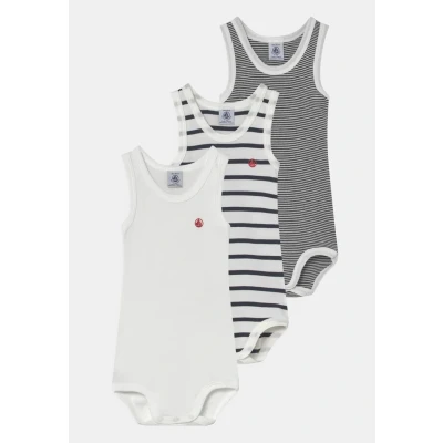 Imagen de Petit Bateau A02EI, Body Sin Mangas Unisex bebé (Pack de 3), Variante 1, 6 meses