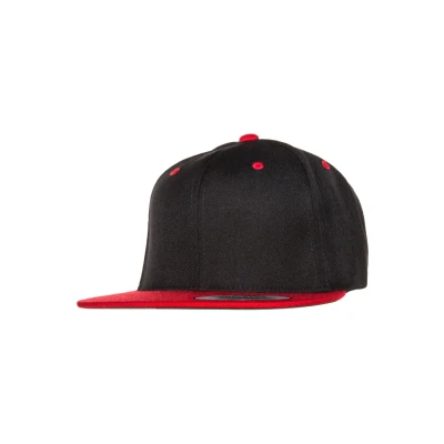 Imagen de Flexfit Classic Snapback 2TONE Gorra, Talla: One Size, Black/red