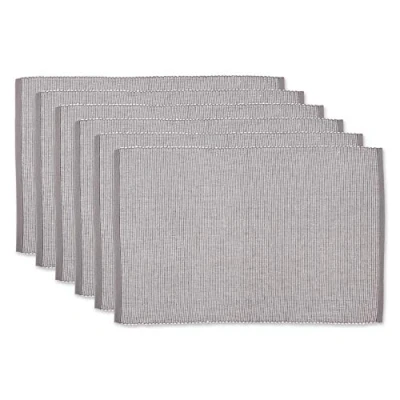 Imagen de DII Juego de manteles Individuales algodón, Color Gris
