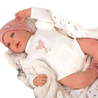 Imagen de Arias MUÑECA Reborn 45 CM ONA C/Manta C/Mecanismo DE Respirar