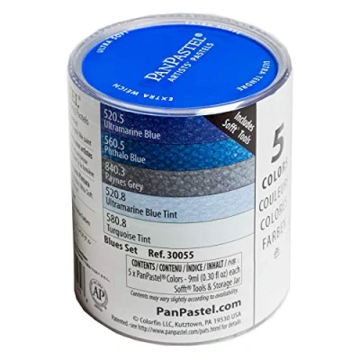 Imagen de PANPASTEL Set 5 Colores Azules