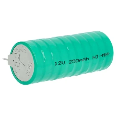 Imagen de vhbw NiMH Batería de botón Repuesto Tipo V250H 250 mAh 12 V Compatible para lámparas solares, etc.