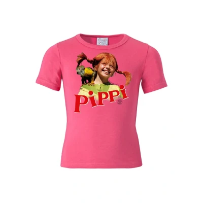 Imagen de Logoshirt Tshirt Pippi Langstrumpf Camiseta estampada para niños, Talla: 80/86, Pink