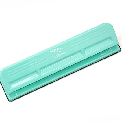 Imagen de Craftelier Perforadora de 11 Agujeros para Planners Disco XL, Agendas o Cuadernos Especial Scrapbooking Capacidad Perforación 3 Papeles 90 g/m2 Tamaño Aprox. 32 x 9 5 cm