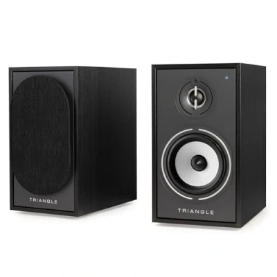 Imagen de TRIANGLE BOREA BR02 Connect Altavoces Activos de Estantería Bluetooth con 2x Amplificador 50W Audio HD Entradas Tocadiscos Arc y USB PHONO/TV 176 x 310 274 mm Negro (Par)