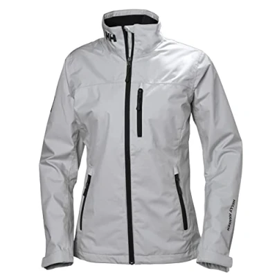 Imagen de Helly Hansen CREW Midlayer Impermeable, Mujer, Talla: Large, Light grey