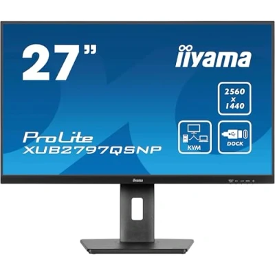 Imagen de iiyama Prolite XUB2797QSNP B1 27&quot; LED IPS WQHD 100Hz USB C