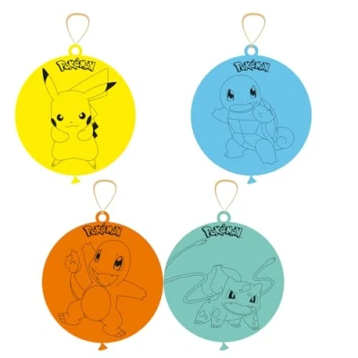 Imagen de amscan Globos de boxeo con licencia oficial Pokémon para fiestas cumpleaños infantiles, 16 pulgadas, paquete 4, Multicolor (9917129)