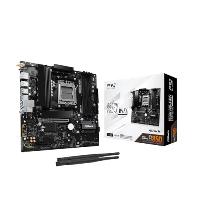 Imagen de ASRock B850M Pro A WiFi AM5 mATX HDMI/DP DDR5 AMD Sockel (Ryzen Zen4) Micro/Mini/Flex ATX (90 MXBR9 A0UAYZ)