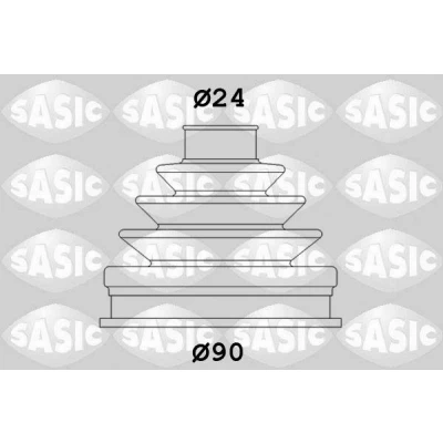 Imagen de SASIC 1906047 Fuelle Palier lado de rueda AUDI: A4 B5 Berlina, Avant, A6 C5 VOLKSWAGEN: Passat GP Berlina