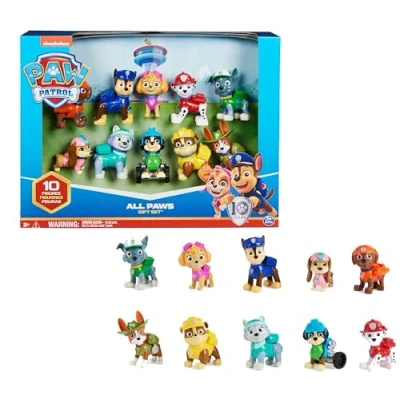 Imagen de Patrulla Canina Figuras Pack de regalo 10 Juguetes Coleccionables 10º Aniversario 6065255 Niños 3 Años +