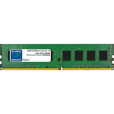 Imagen de GLOBAL MEMORY 4GB DDR4 2133MHz PC4 17000 288 PIN DIMM Memoria RAM para Ordenadores DE SOBREMESA/Placas Base