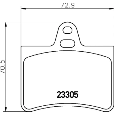 Imagen de HELLA 8DB 355 019 441 Juego de pastillas freno no preparado para indicador desgaste CITROËN: C5 I Hatchback, II III Familiar