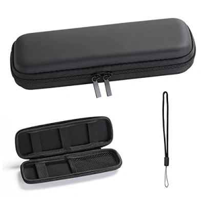 Imagen de 1 estuche con cordón, bolsa de almacenamiento multifunción, caja papelería, adecuado para estudiantes y adultos, guardar bolígrafos, auriculares cable, etc.