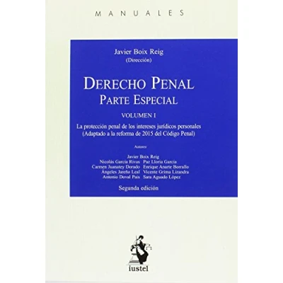 Imagen de DERECHO PENAL. PARTE ESPECIAL. Volumen I