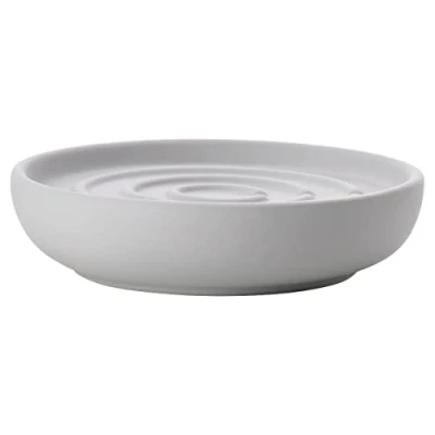 Imagen de Zone Denmark Nova Gris bandeja para jabón Bandejas (Gris, Porcelana, Alrededor, Baño, Independiente, 11 cm)
