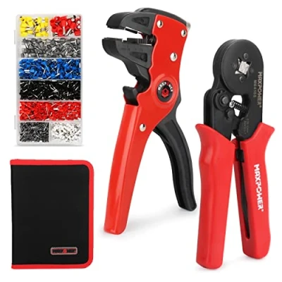 Imagen de MAXPOWER Crimpadora Terminales Alicates y Pelacables Kit