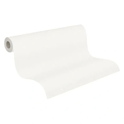 Imagen de A.S. Création Papel pintado Liso Greenery tejido no 10.05 m x 0.53 Crema Fabricado en Alemania 367132 36713 2