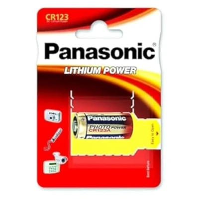 Imagen de Batería electrónicas Panasonic Litio de la cámara CR123